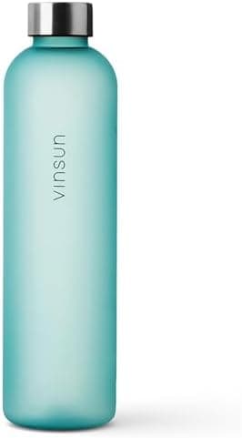 VINSUN Trinkflasche 1000ml - auslaufsicher, BPA frei, Tritan - Leichte Wasserflasche für Sport und Outdoor activities -