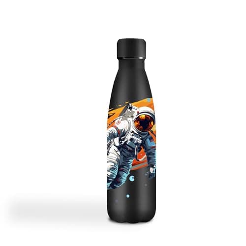 Grsta Trinkflasche 500ml, BPA-freie Edelstahlflasche für Kinder, ideale Wasserspeicherung bei Kalt&warm