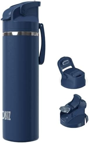 OISIZ Isolierte Edelstahl Trinkflasche 720ml für Outdoor Aktivitäten und Sport 100% auslaufsicher mit Vakuum-Technologie