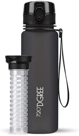 720°DGREE uberBottle Trinkflasche SoftTouch 500ml - Auslaufsicher, BPA-Frei - für Sport und Outdoor-Aktivitäten - Climat