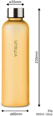 VINSUN Trinkflasche 1000ml - auslaufsicher, BPA frei, Tritan - Leichte Wasserflasche für Sport und Outdoor activities -