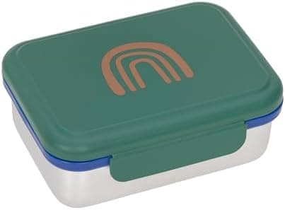 LÄSSIG Edelstahl Kinder Brotdose Frühstücksbox Nachhaltig für Schule und Adventure (1er Pack)  
LÄSSIG Kinder Brotdose E