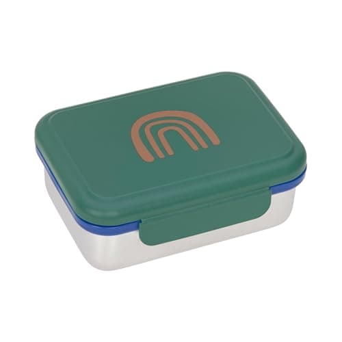 LÄSSIG Edelstahl Kinder Brotdose Frühstücksbox Nachhaltig für Schule und Adventure (1er Pack)  
LÄSSIG Kinder Brotdose E