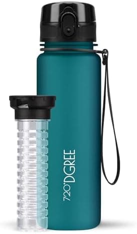 720°DGREE uberBottle Trinkflasche SoftTouch 500ml - Auslaufsicher, BPA-Frei - für Sport und Outdoor-Aktivitäten - Climat