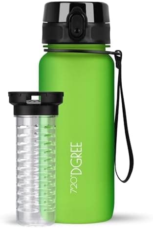 720°DGREE uberBottle Trinkflasche SoftTouch 500ml - Auslaufsicher, BPA-Frei - für Sport und Outdoor-Aktivitäten - Climat