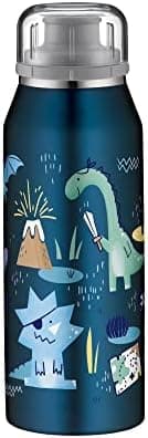 ALFI Kids ISO BOTTLE 350ml - Idas Schule der Magischen Tiere - Isoliertrinkflasche Kinder Edelstahl - hält 12 Stunden he