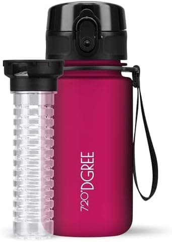 720°DGREE uberBottle Trinkflasche SoftTouch 500ml - Auslaufsicher, BPA-Frei - für Sport und Outdoor-Aktivitäten - Climat
