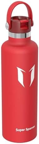 Super Sparrow Thermobecher für Sport und Outdoor - 500ml, 750ml - BPA-Frei, ClimatePartner certified - FlipFlow Trinkfla