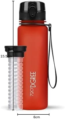 720°DGREE uberBottle Trinkflasche SoftTouch 500ml - Auslaufsicher, BPA-Frei - für Sport und Outdoor-Aktivitäten - Climat