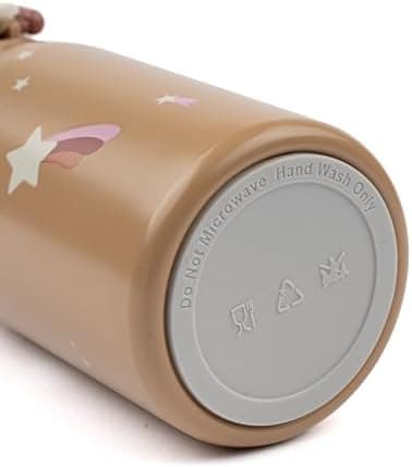 Fabelab Kinder Trinkflasche 320 ml | BPA-Frei Edelstahl Auslaufsicher | Schultasche Wasserflasche