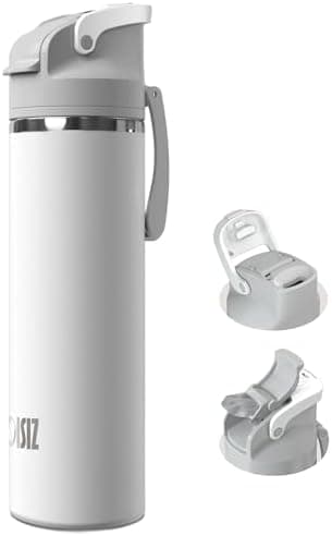 OISIZ Isolierte Edelstahl Trinkflasche 720ml für Outdoor Aktivitäten und Sport 100% auslaufsicher mit Vakuum-Technologie