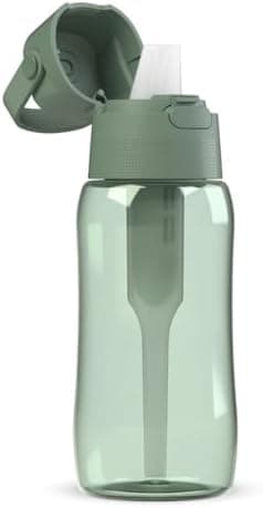 DAFI SOLID Trinkflasche mit Activkohlefilter 0,7 L für Outdoor-Reisen - BPA-Frei, Sportflasche mit gefiltertem Wasser