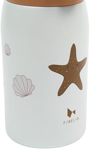 Fabelab Kinder Trinkflasche 320 ml | BPA-Frei Edelstahl Auslaufsicher | Schultasche Wasserflasche