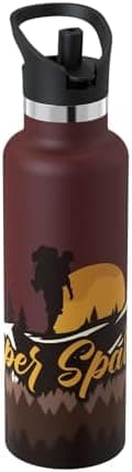 Super Sparrow Thermobecher für Sport und Outdoor - 500ml, 750ml - BPA-Frei, ClimatePartner certified - FlipFlow Trinkfla