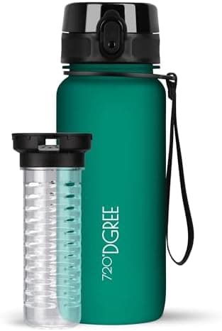 720°DGREE uberBottle Trinkflasche SoftTouch 500ml - Auslaufsicher, BPA-Frei - für Sport und Outdoor-Aktivitäten - Climat