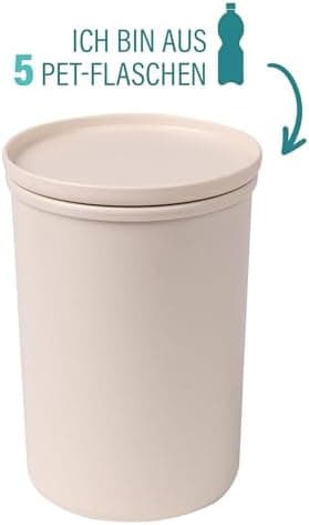 AWAVE klimaneutral Mehrweg Frischhaltedose 1.000 ml natural PET-Flaschen Recycling Aufbewahrungsboxunterwegs