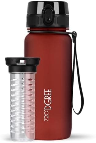 720°DGREE uberBottle Trinkflasche SoftTouch 500ml - Auslaufsicher, BPA-Frei - für Sport und Outdoor-Aktivitäten - Climat