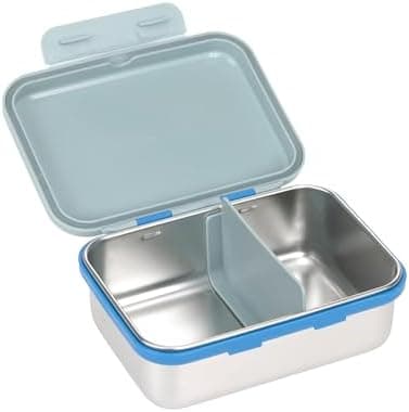 LÄSSIG Edelstahl Kinder Brotdose Frühstücksbox Nachhaltig für Schule und Adventure (1er Pack)  
LÄSSIG Kinder Brotdose E