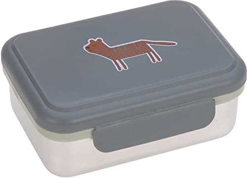 LÄSSIG Edelstahl Kinder Brotdose Frühstücksbox Nachhaltig für Schule und Adventure (1er Pack)  
LÄSSIG Kinder Brotdose E