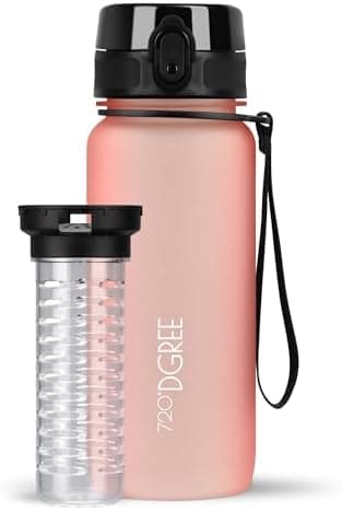 720°DGREE uberBottle Trinkflasche SoftTouch 500ml - Auslaufsicher, BPA-Frei - für Sport und Outdoor-Aktivitäten - Climat
