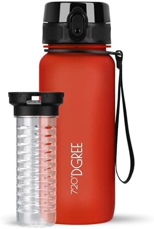 720°DGREE uberBottle Trinkflasche SoftTouch 500ml - Auslaufsicher, BPA-Frei - für Sport und Outdoor-Aktivitäten - Climat