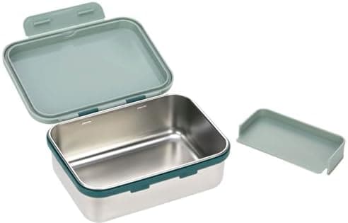 LÄSSIG Edelstahl Kinder Brotdose Frühstücksbox Nachhaltig für Schule und Adventure (1er Pack)  
LÄSSIG Kinder Brotdose E