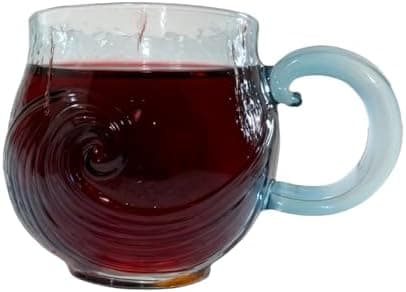Wave Ermannischer Griff Trinkbecher, Wiederverwendbar - Blau, Neuartige Getränkartikel, Robuste Wasserbecher, Besonderes