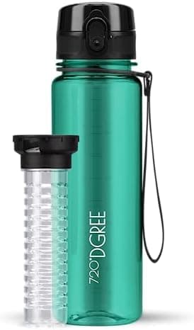 720°DGREE uberBottle Trinkflasche SoftTouch 500ml - Auslaufsicher, BPA-Frei - für Sport und Outdoor-Aktivitäten - Climat
