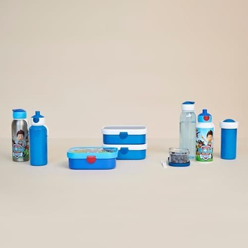 Mepal Brotdose Kinder Campus BPA-frei Animal Friends | Spezialfächerr box mit Gabel & Clip-Verschluss | 750 ml für Kinde