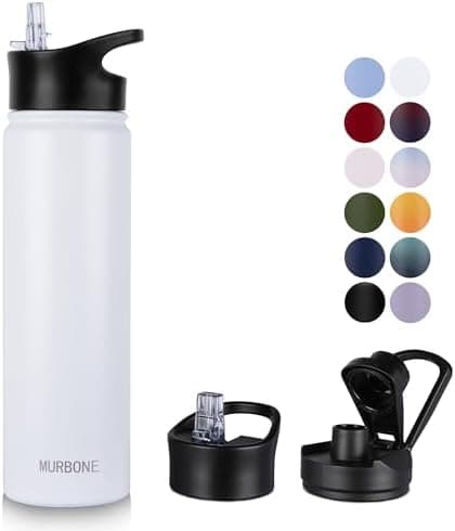 Edelstahl Trinkflasche 1.2L BPAfrei-Thermoskanne-Vakuum Doppelwandisolierung für Sport Campings-Reise-Kohlensäure Geeign