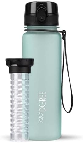 720°DGREE uberBottle Trinkflasche SoftTouch 500ml - Auslaufsicher, BPA-Frei - für Sport und Outdoor-Aktivitäten - Climat