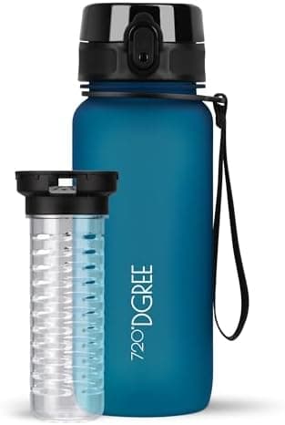 720°DGREE uberBottle Trinkflasche SoftTouch 500ml - Auslaufsicher, BPA-Frei - für Sport und Outdoor-Aktivitäten - Climat