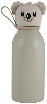 Lulubug Kinder Trinkflasche Tierform BPA-frei 350ml Kaltes Warmes Isolert Flasche | Doppelwandig Edelstahl Spülmaschinen