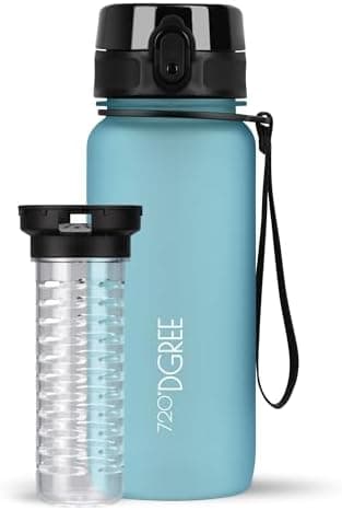 720°DGREE uberBottle Trinkflasche SoftTouch 500ml - Auslaufsicher, BPA-Frei - für Sport und Outdoor-Aktivitäten - Climat