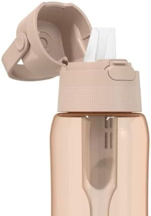 DAFI SOLID Trinkflasche mit Activkohlefilter 0,7 L für Outdoor-Reisen - BPA-Frei, Sportflasche mit gefiltertem Wasser