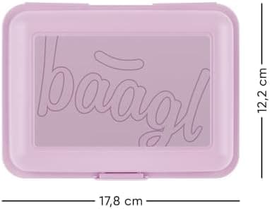 ### Baagl Brotdose Kinder für Schule – Lunchbox für Mädchen & Jungen – Jausenbox, Brotzeitbox, Brotbox, Snackbox (Delphi