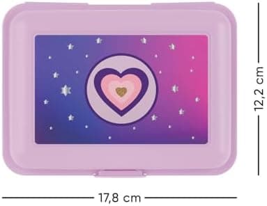 ### Baagl Brotdose Kinder für Schule – Lunchbox für Mädchen & Jungen – Jausenbox, Brotzeitbox, Brotbox, Snackbox (Delphi