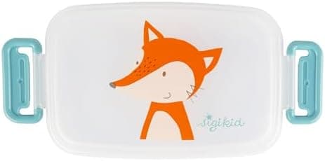 Sigikid 25365 Brotzeitbox Fuchs Lunchbox mit Trennwand, sicher und BPA-frei für Kinder ab 1 Jahr
| Sigikid 25365 Brotze