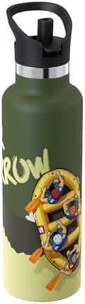 Super Sparrow Thermobecher für Sport und Outdoor - 500ml, 750ml - BPA-Frei, ClimatePartner certified - FlipFlow Trinkfla