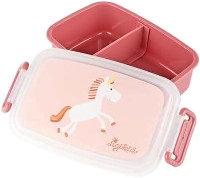 Sigikid 25365 Brotzeitbox Fuchs Lunchbox mit Trennwand, sicher und BPA-frei für Kinder ab 1 Jahr
| Sigikid 25365 Brotze