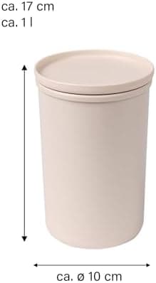 AWAVE klimaneutral Mehrweg Frischhaltedose 1.000 ml natural PET-Flaschen Recycling Aufbewahrungsboxunterwegs