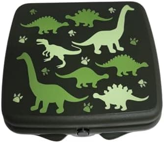 Tupperware Quadratische Sandwich-Box Aufbewahrungsbox Brotdose mit Scharnier und Verriegelung (türkis Koala Bär)