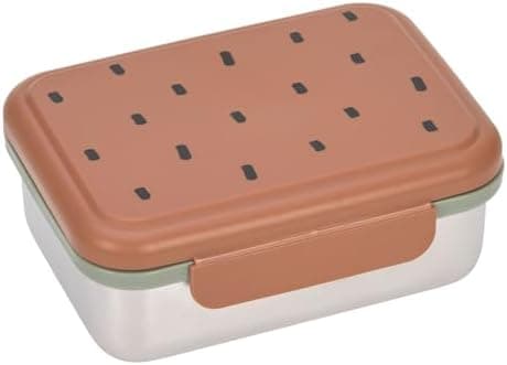 LÄSSIG Edelstahl Kinder Brotdose Frühstücksbox Nachhaltig für Schule und Adventure (1er Pack)  
LÄSSIG Kinder Brotdose E