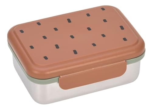 LÄSSIG Edelstahl Kinder Brotdose Frühstücksbox Nachhaltig für Schule und Adventure (1er Pack)  
LÄSSIG Kinder Brotdose E