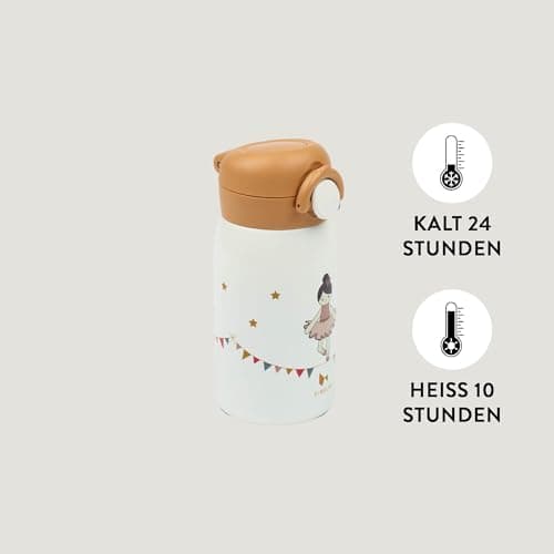Fabelab Kinder Trinkflasche 320 ml | BPA-Frei Edelstahl Auslaufsicher | Schultasche Wasserflasche