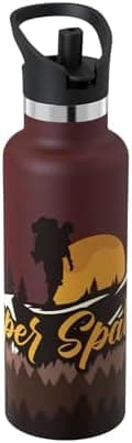 Super Sparrow Thermobecher für Sport und Outdoor - 500ml, 750ml - BPA-Frei, ClimatePartner certified - FlipFlow Trinkfla