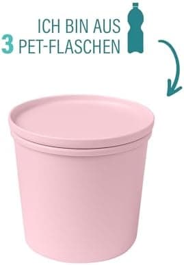 AWAVE klimaneutral Mehrweg Frischhaltedose 1.000 ml natural PET-Flaschen Recycling Aufbewahrungsboxunterwegs