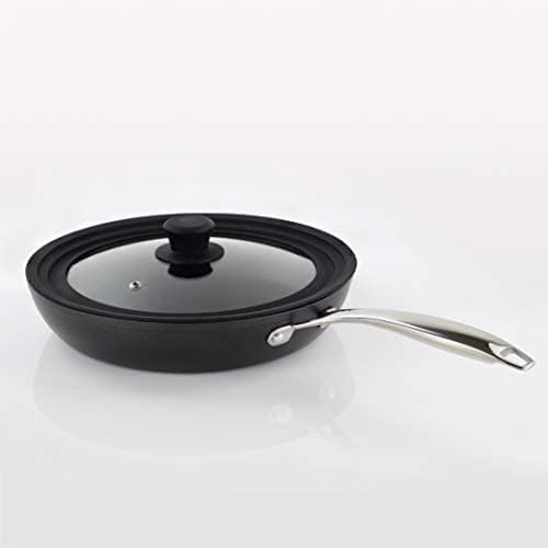 Linnuo Universal Silikondeckel - PlatzspAREND - Backofen/Spülmaschinefest - 1 Dekel 3 Größen - Robuster Glasdeckel - 2er