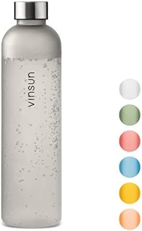 VINSUN Trinkflasche 1000ml - auslaufsicher, BPA frei, Tritan - Leichte Wasserflasche für Sport und Outdoor activities -