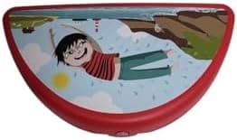 Tupperware Quadratische Sandwich-Box Aufbewahrungsbox Brotdose mit Scharnier und Verriegelung (türkis Koala Bär)